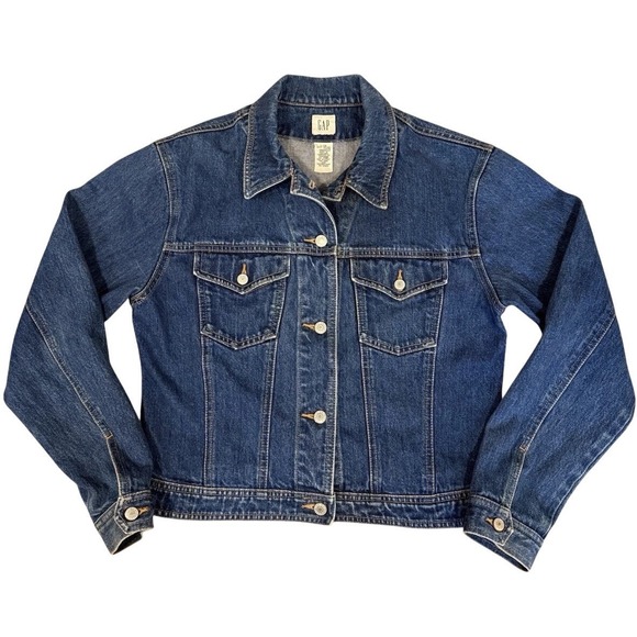 GAP Jackets & Blazers - GAP 1969 Denim Jacket Woman's Size L Icon Style Blue Medium (READ)